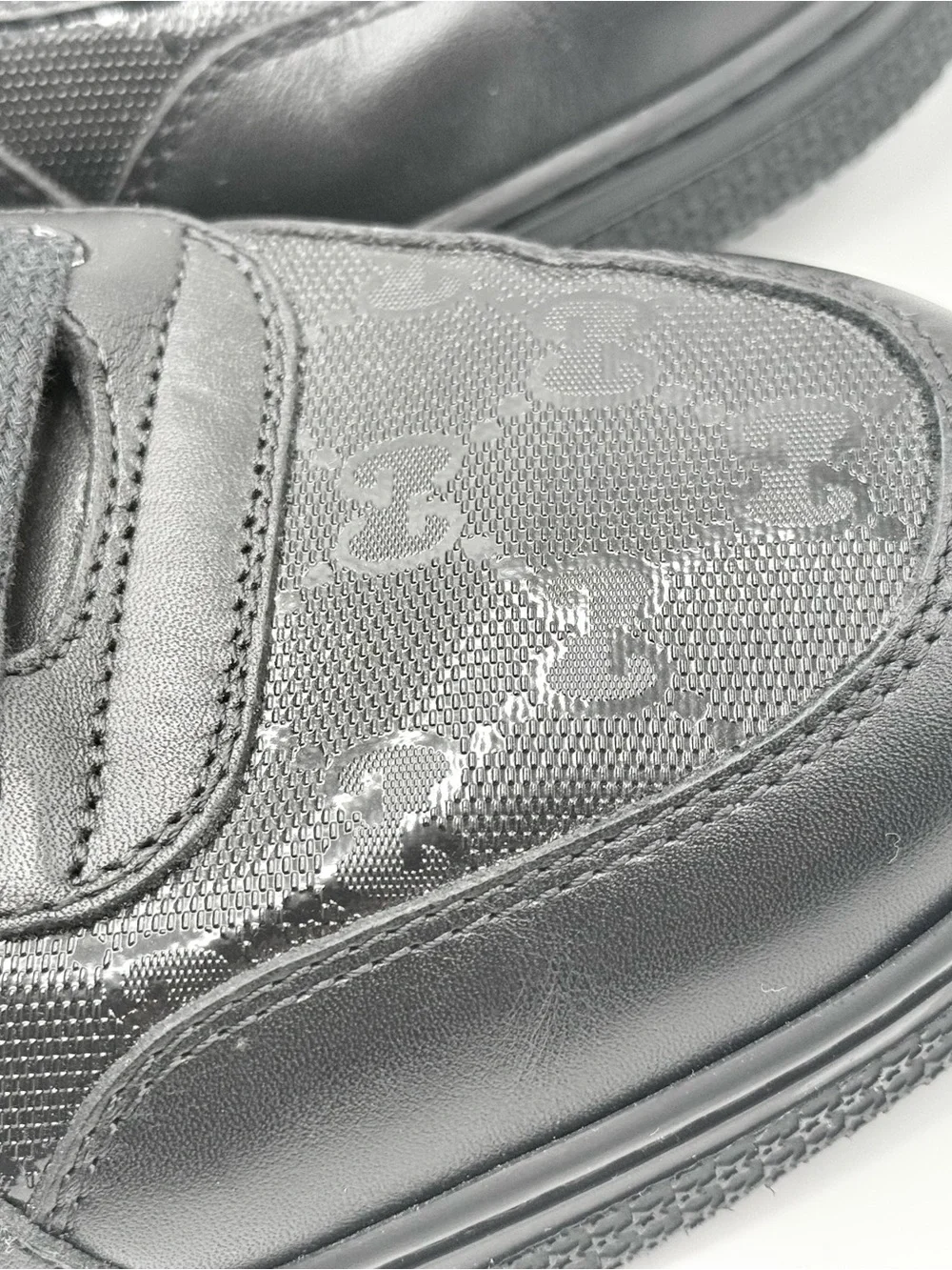 Gucci Imprime High Monogram Men’s Leather Sneakers